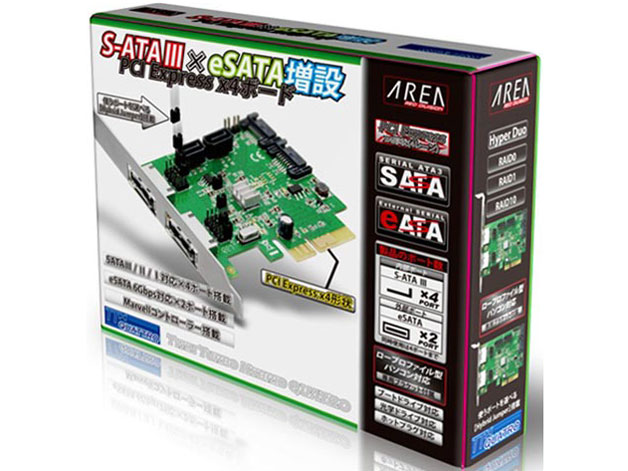 TTH QUATTRO SD-PE4SA3ES4L [eSATA/SATA6Gb/s/RAID]