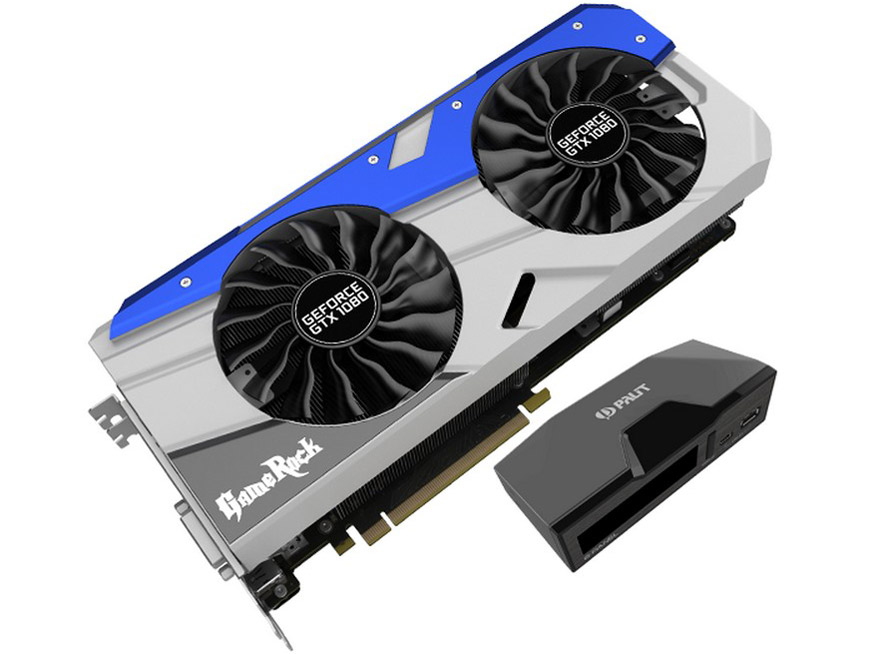 NEB1080H15P2-1040G (GeForce GTX1080 8GB GameRock Premium Edition G-Panel�t��) [PCIExp 8GB] �h�X�p��Web���胂�f��