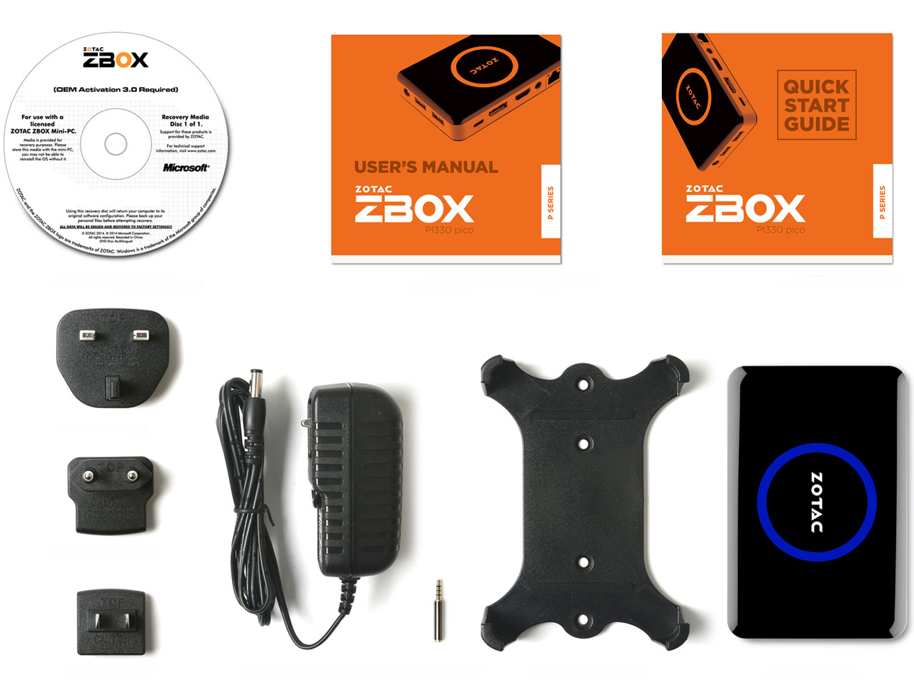 ZOTAC ZBOX PI330 pico ZBOX-PI330-W2B