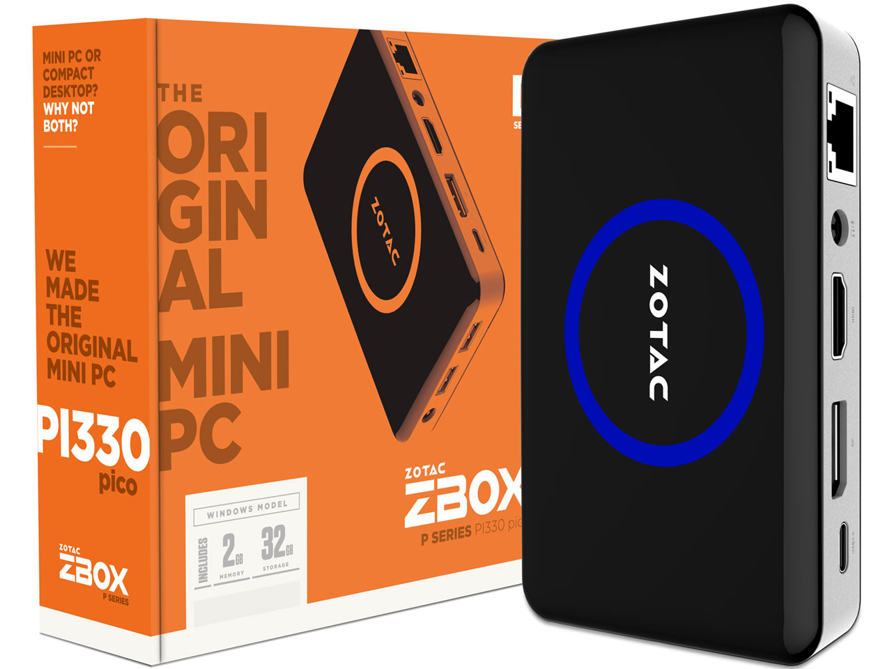 ZOTAC ZBOX PI330 pico ZBOX-PI330-W2B
