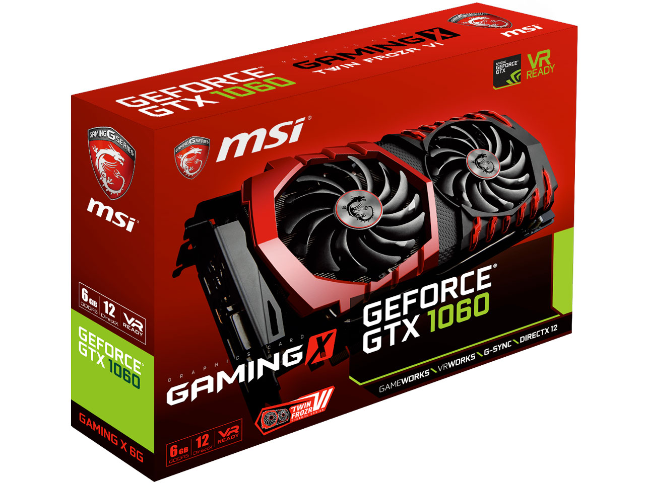 GTX 1060 GAMING X 6G [PCIExp 6GB]