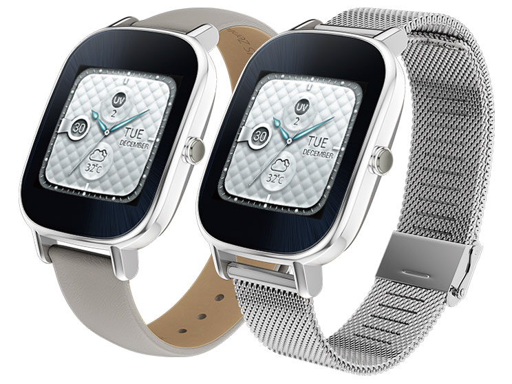 ASUS ZenWatch 2 WI502Q(BQC)-GR04 [�V���o�[/�O���[�x�[�W��]