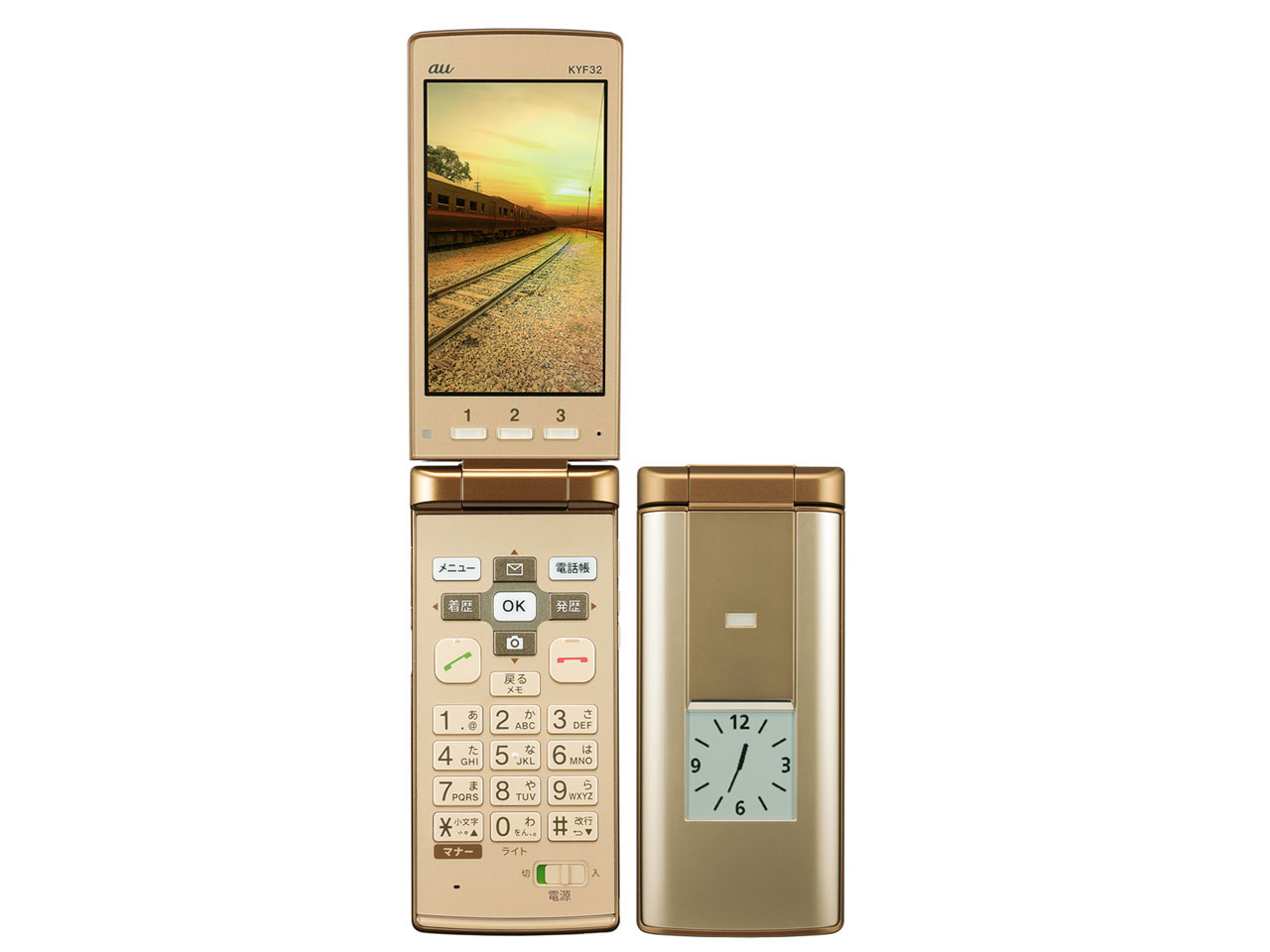 京セラ 携帯 4Gガラケー かんたんケータイ au KYF32 取り説