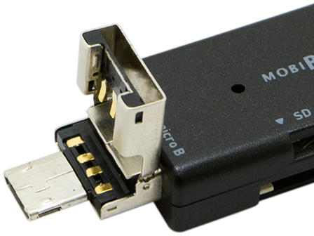 SCR-SD05/BK [USB/microUSB 6in1 �u���b�N]