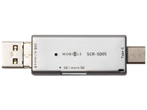 SCR-SD05/SL [USB/microUSB 6in1 �V���o�[]