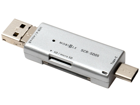 SCR-SD05/SL [USB/microUSB 6in1 �V���o�[]