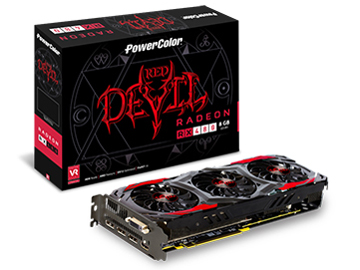 PowerColor Red Devil Radeon RX 480 8GB GDDR5 AXRX 480 8GBD5-3DH/OC [PCIExp 8GB] �̐��i�摜