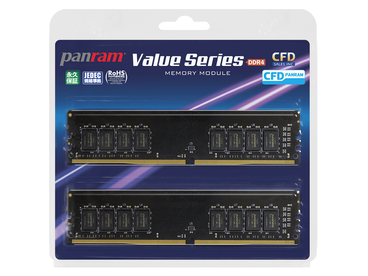 W4U2400PS-4G [DDR4 PC4-19200 4GB 2���g] �̐��i�摜