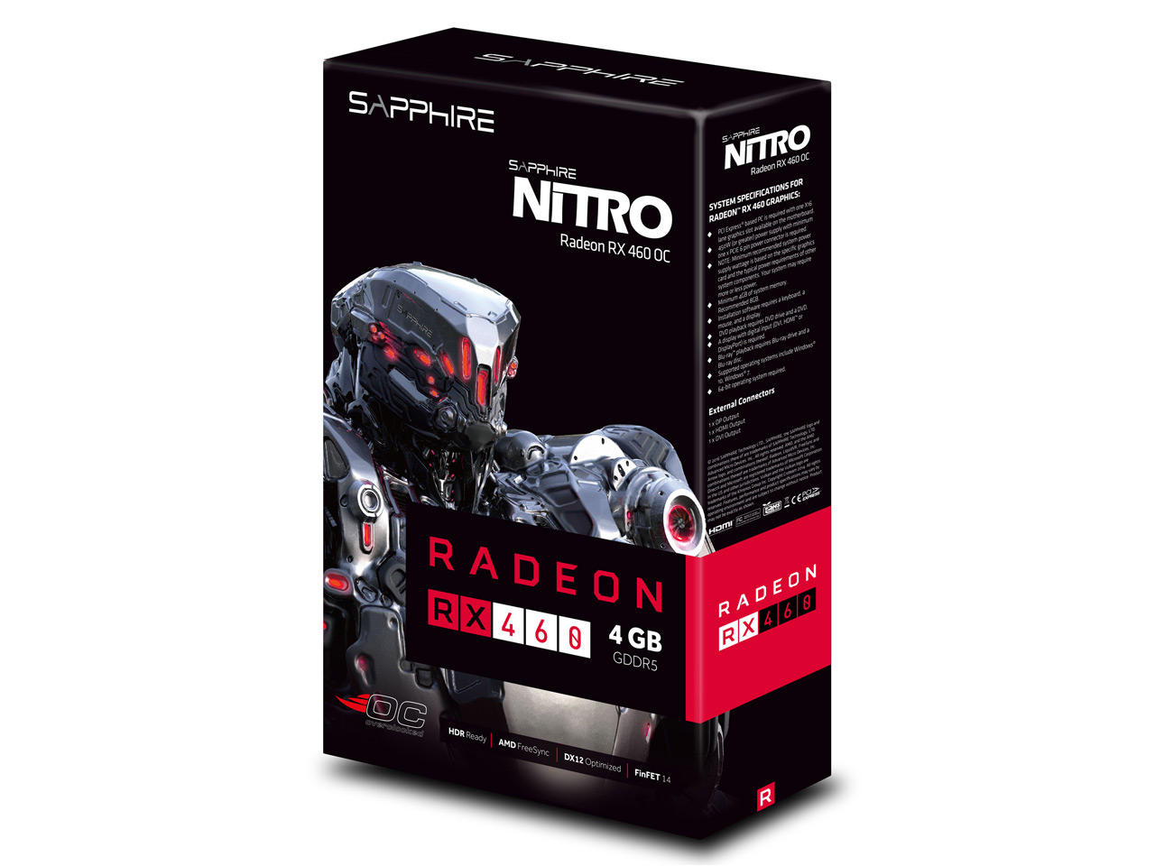 SAPPHIRE NITRO RX 460 4GD5 [PCIExp 4GB]