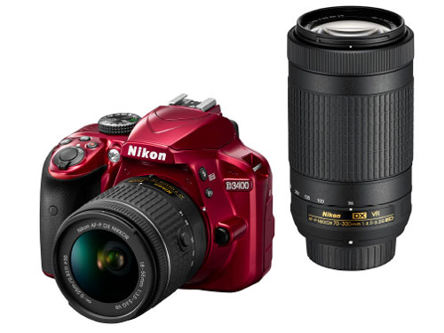 Nikon D3400 デジタル一眼レフカメラ　セット Amazon | Nikon デジタル一眼レフカメラ D3400 ボディー レッド