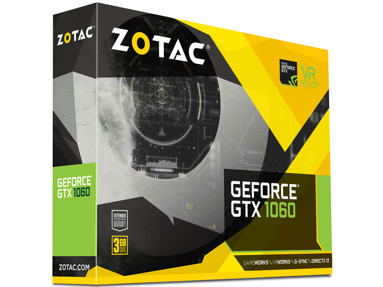 ZOTAC GeForce GTX 1060 Mini 3GB ZT-P10610A-10L [PCIExp 3GB]