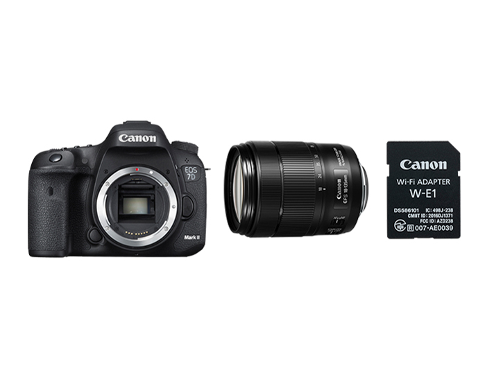 EOS 7D Mark II EF-S18-135 IS USM �����Y�L�b�g W-E1 �̐��i�摜