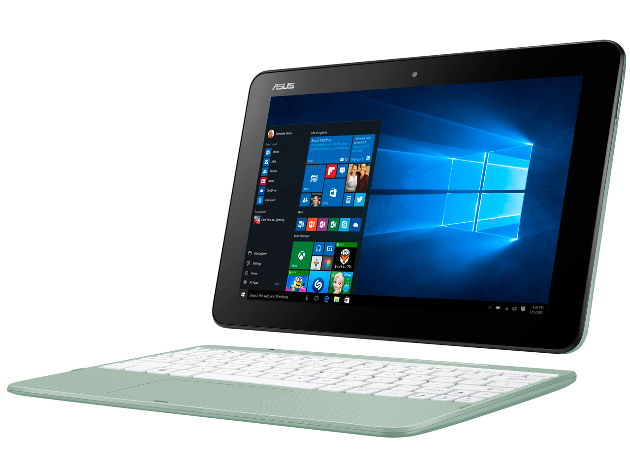 ASUS T101HA　2-in-1 ノートパソコン Amazon.co.jp: エイスース 10.1型 2-in-1 ノートパソコン ASUS