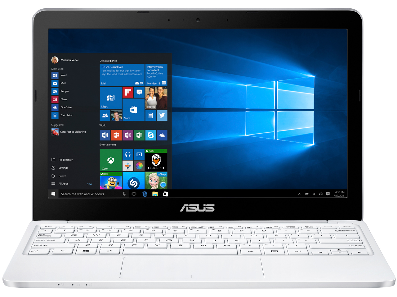 ASUS VivoBook E200HA E200HA-8350W [�z���C�g]