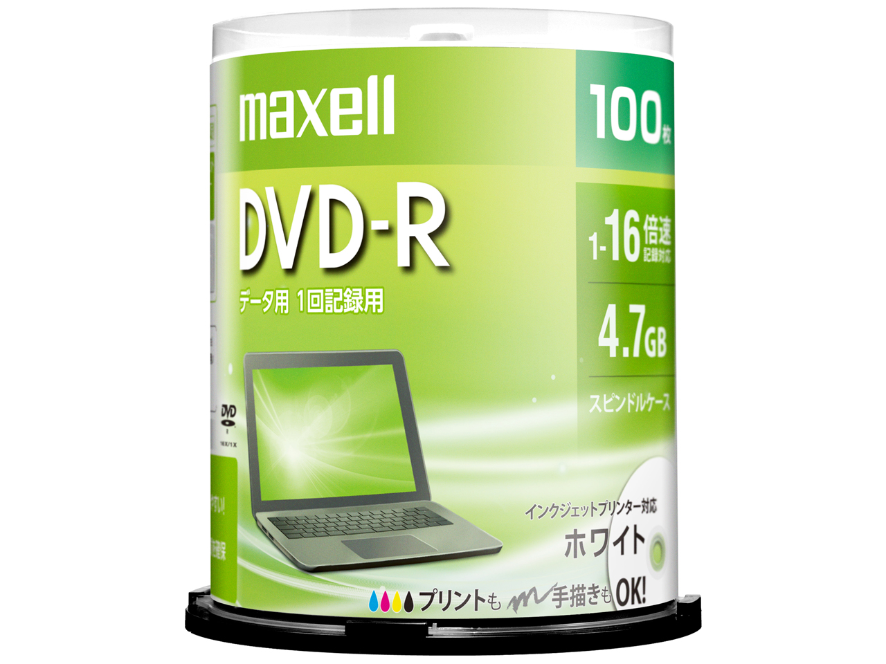 DR47PWE.100SP [DVD-R 16�{�� 100���g]
