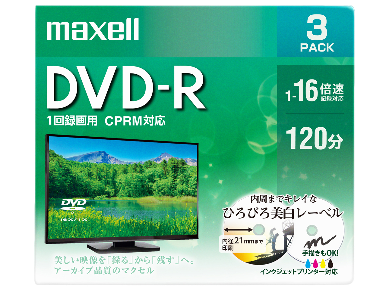 DRD120WPE.3S [DVD-R 16�{�� 3���g]