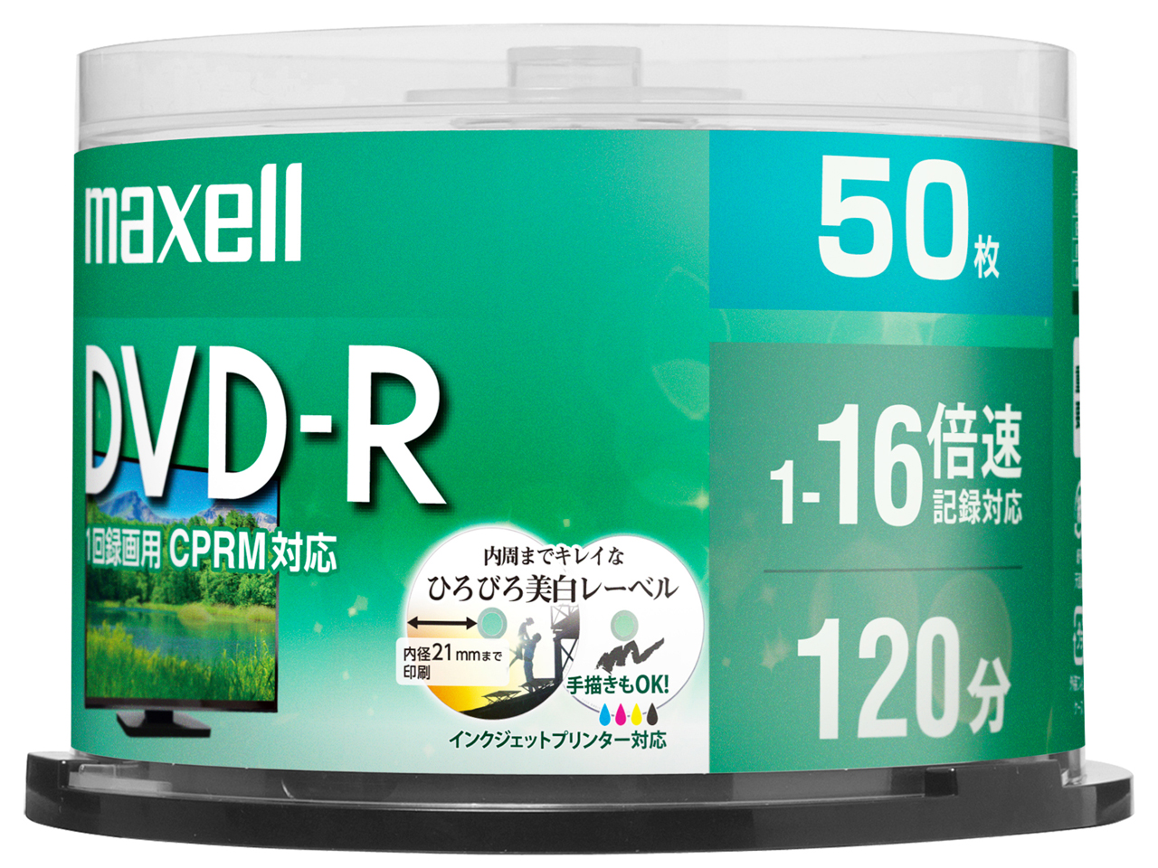 DRD120WPE.50SP [DVD-R 16�{�� 50���g]