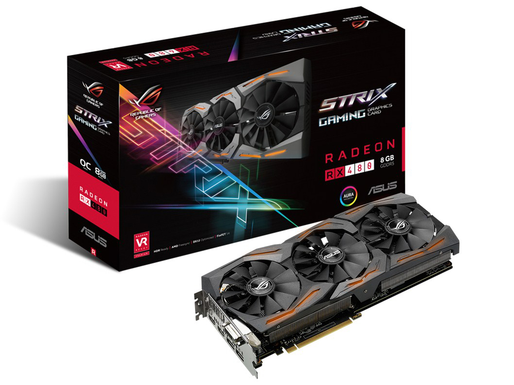 ROG STRIX-RX480-O8G-GAMING [PCIExp 8GB] �̐��i�摜