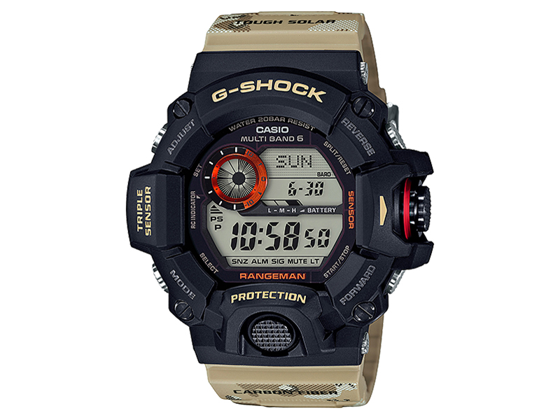 G-SHOCK GW-9400DCJ-1JF デザートカモフラージュ GW-9400DCJ-1JFレンジマンデザートカモフラージュ新品未使用綺麗です