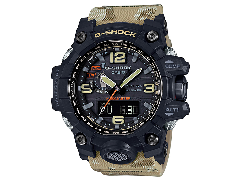 カシオ G-SHOCK マスター オブ G マッドマスター マスター・イン・デザート・カモフラージュ 5463 GWG-1000DC-1A5JF  取扱説明書・レビュー記事 - トリセツ