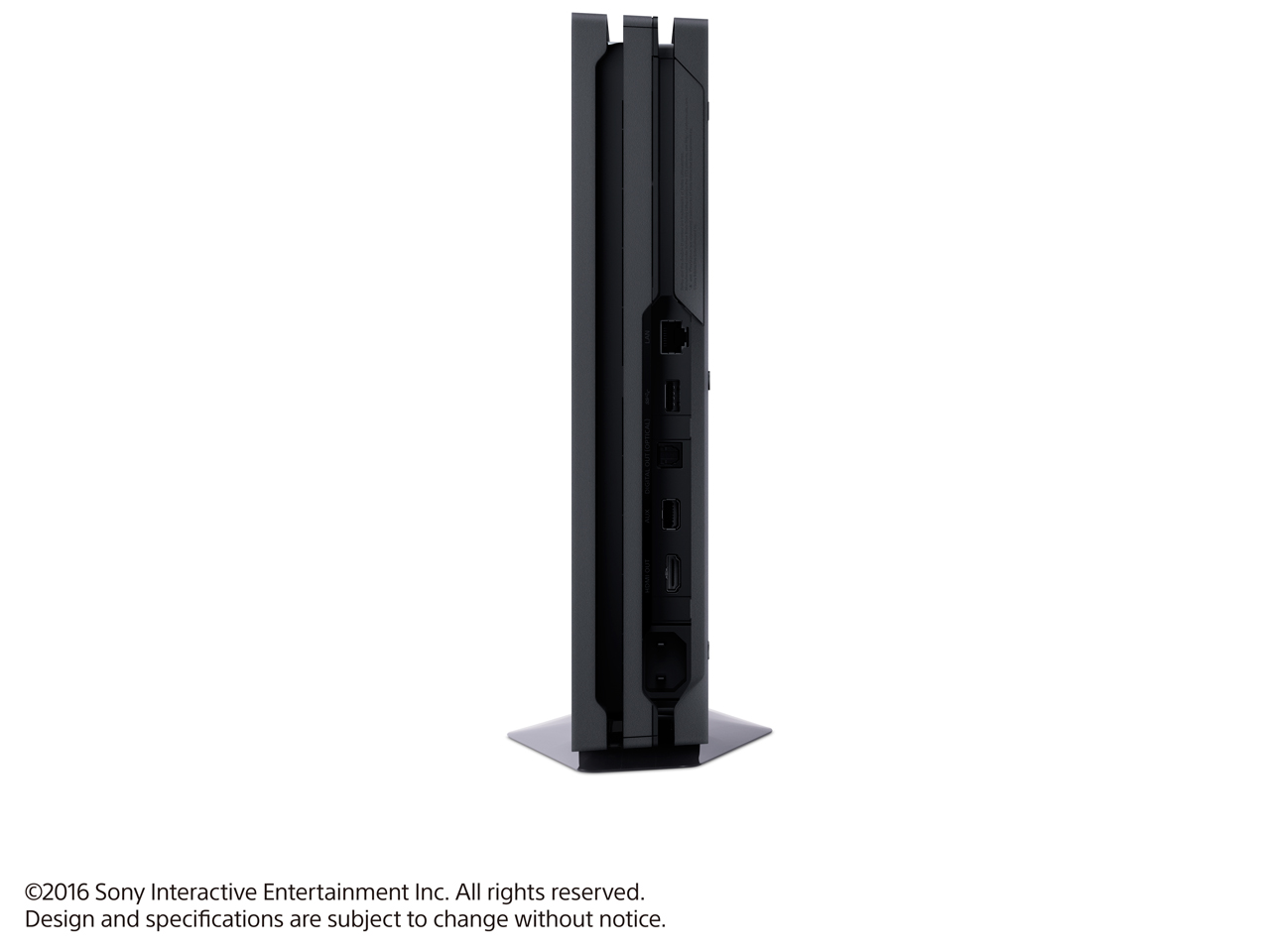 価格.com - 『本体 背面』 プレイステーション4 Pro HDD 1TB ジェット・ブラック CUH-7000BB01 の製品画像