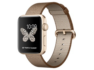 Apple - Apple Watsh Series 2 42mm シルバー×パールウーブン Apple Watsh Series 2 42mm シルバー×パールウーブン（MinZ