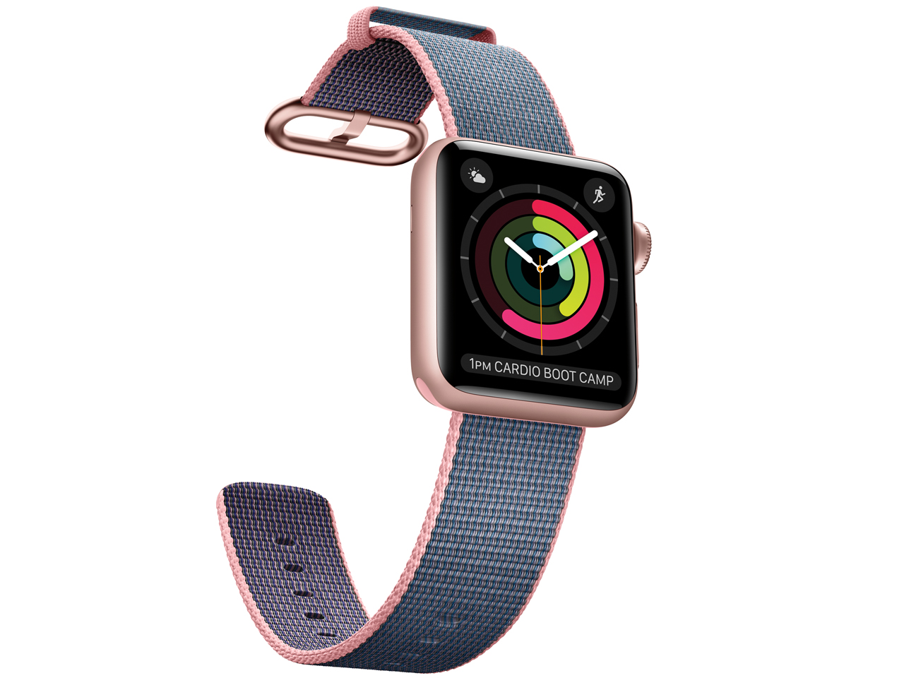 Apple Watch Series 2 38mm MNRU2J/A [���C�g�s���N/�~�b�h�i�C�g�u���[�E�[�u���i�C����]