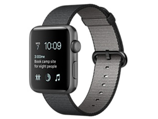 Apple Apple Watch Series 2 42mm MP0H2J/A [ブラックウーブンナイロン