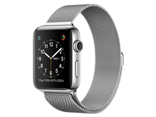 Apple Watch - Apple Watch シリーズ2 42mm ステンレス 純正ミラネーゼループ Apple Apple Watch Series 2 42mm MNU02J/A [ミラネーゼループ