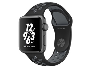 Apple Apple Watch Nike+ 38mm MP0J2J/A [ブラック/ボルトNike