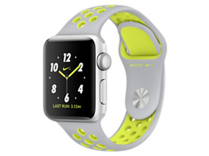 Apple Watch Nike+ 38mm MNYT2J/A [�t���b�g�V���o�[/�{���gNike�X�|�[�c�o���h] �̐��i�摜