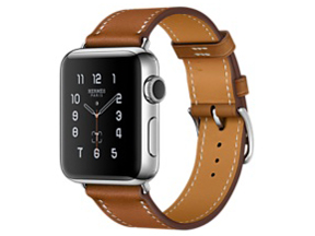 Apple Watch Hermes Series 2 38mm �V���v���g�D�[�� MNTP2J/A [���H�[�E�o���j�A(�t�H�[��)���U�[�X�g���b�v] �̐��i�摜