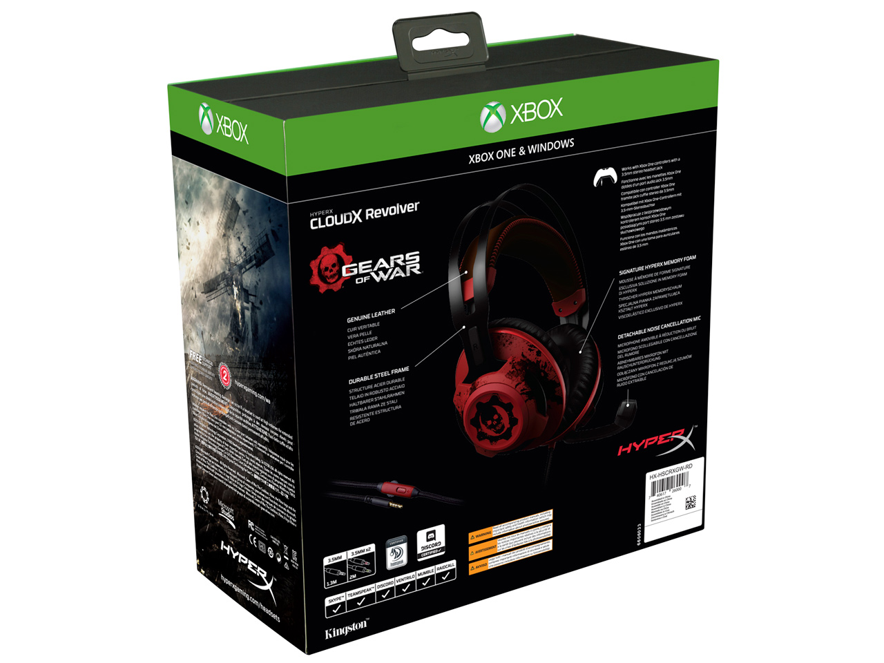 CloudX Revolver Gears of War HX-HSCRXGW-RD