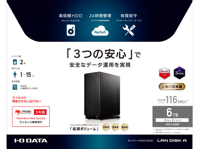 LAN DISK A HDL2-AA6W