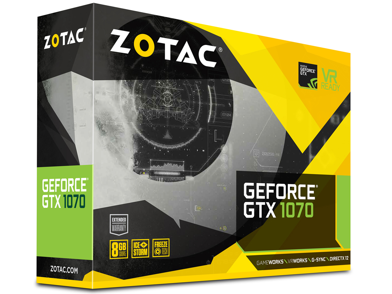 ZOTAC GeForce GTX 1070 Mini 8GB ZT-P10700K-10M [PCIExp 8GB]