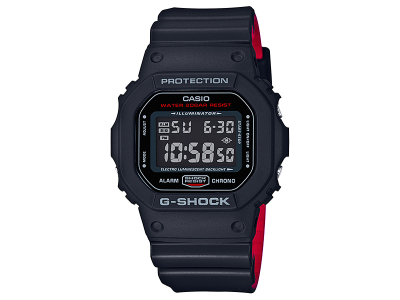 G-SHOCK �u���b�N&���b�h�V���[�Y DW-5600HR-1JF �̐��i�摜