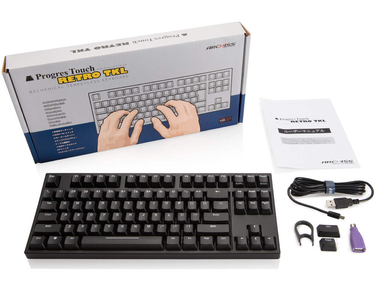 ProgresTouch RETRO TKL AS-KBPD87/LBK ���� [��]