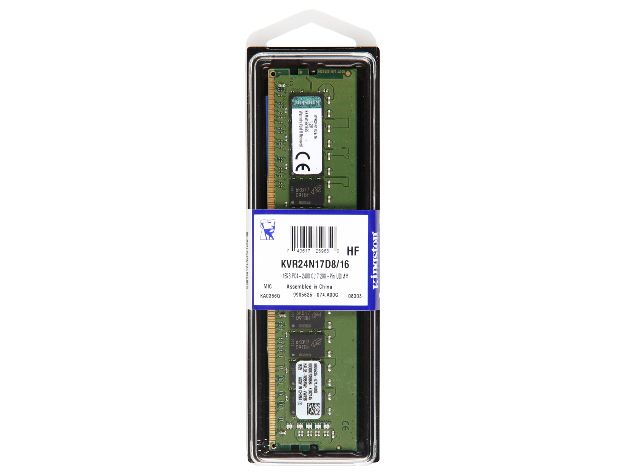 KVR24N17D8/16 [DDR4 PC4-19200 16GB]