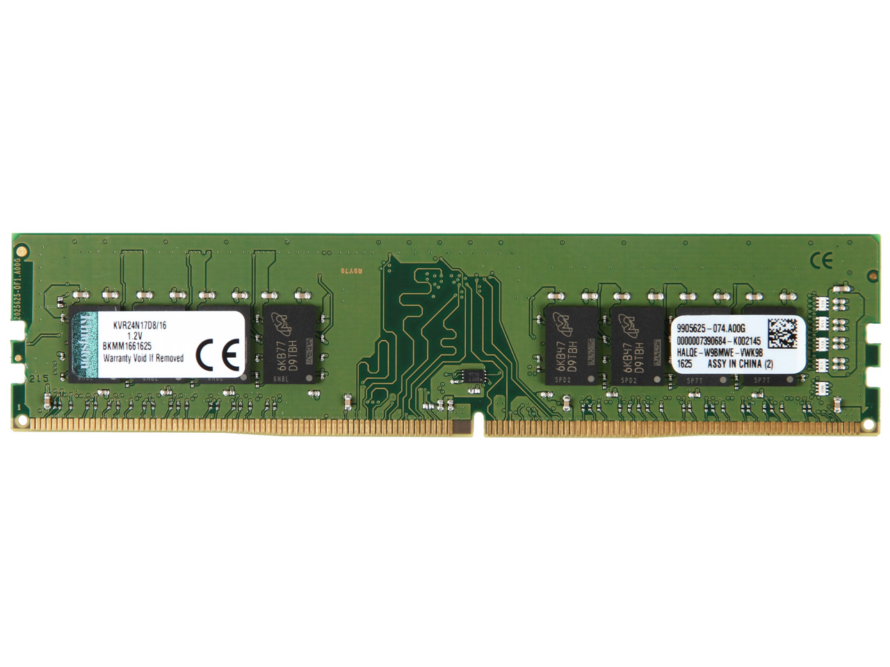 KVR24N17D8/16 [DDR4 PC4-19200 16GB] �̐��i�摜