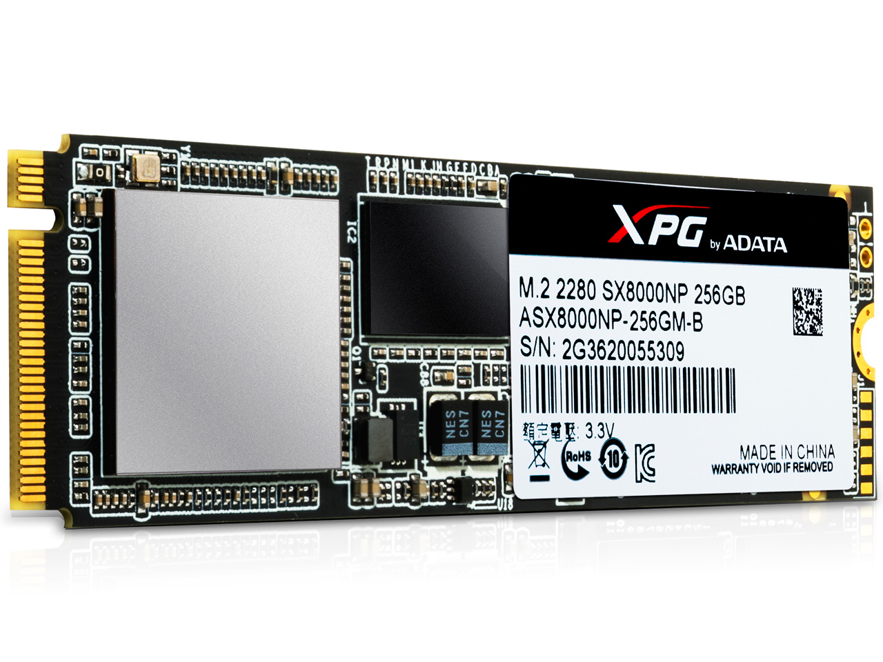 XPG SX8000 ASX8000NP-256GM-C