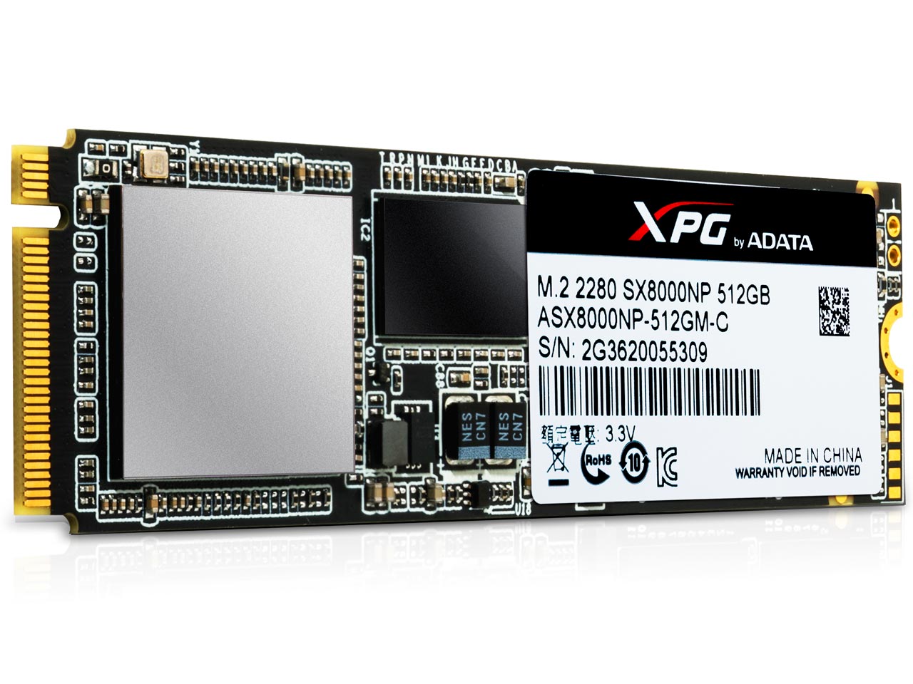XPG SX8000 ASX8000NP-512GM-C