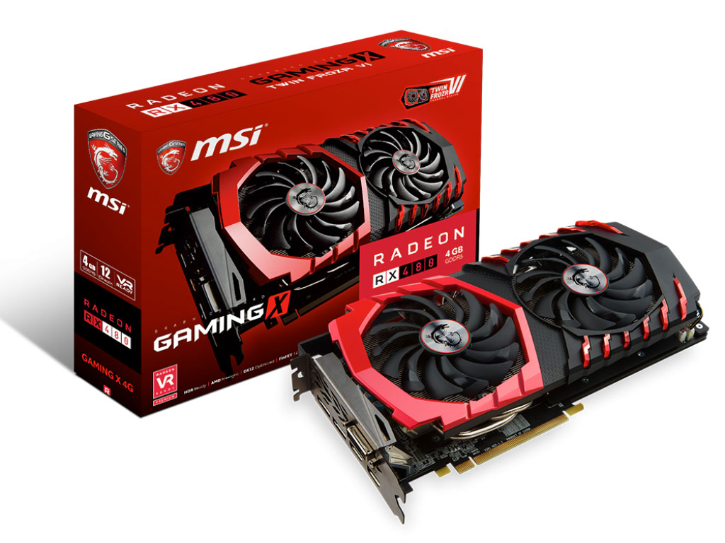 Radeon RX 480 GAMING X 4G [PCIExp 4GB] �̐��i�摜