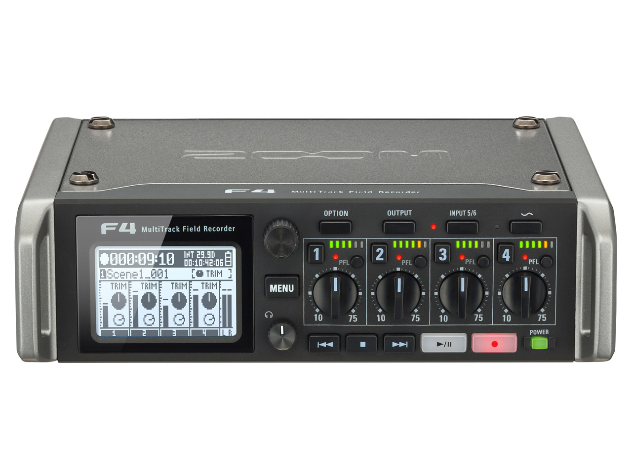 F4 MultiTrack Field Recorder �̐��i�摜