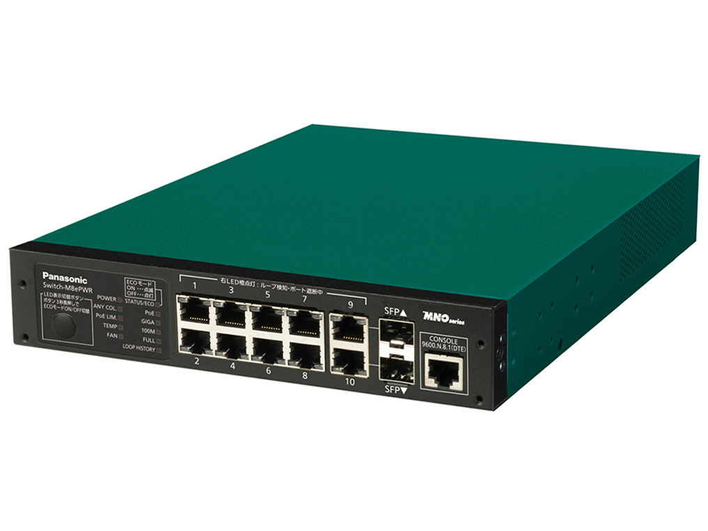 Switch-M8ePWR PN27089K [�O���[��/�u���b�N] �̐��i�摜