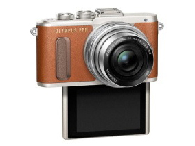OLYMPUS PEN E-PL8 EZ�_�u���Y�[���L�b�g [�u���E��]
