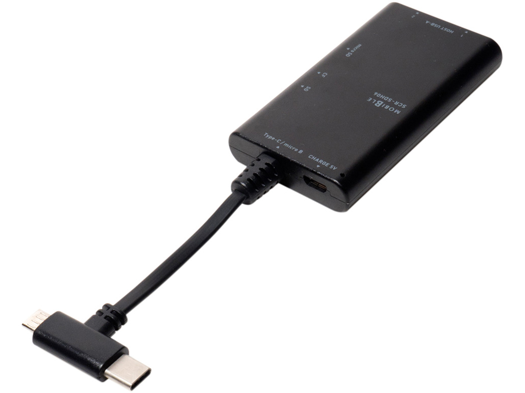 SCR-SDH06/BK [USB Type-C/microUSB 7in1]