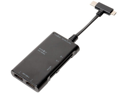 SCR-SDH06/BK [USB Type-C/microUSB 7in1] �̐��i�摜