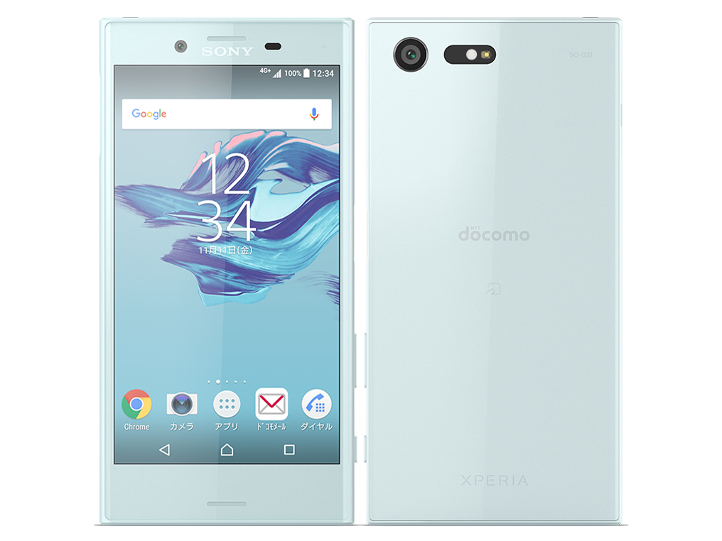 Xperia X Compact SO-02J docomo [Mist Blue] �̐��i�摜