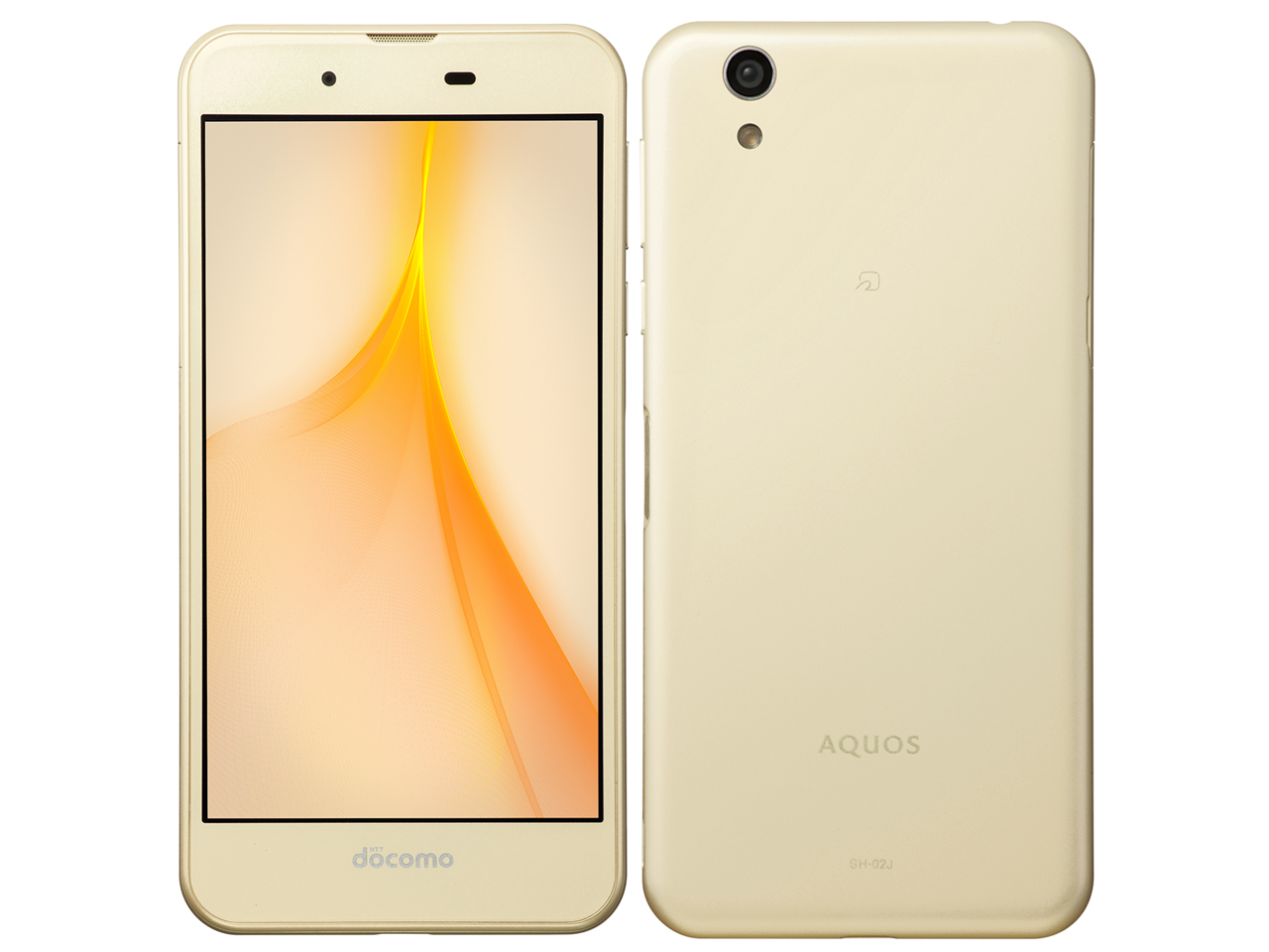 AQUOS EVER SH-02J docomo [Champagne Gold] �̐��i�摜