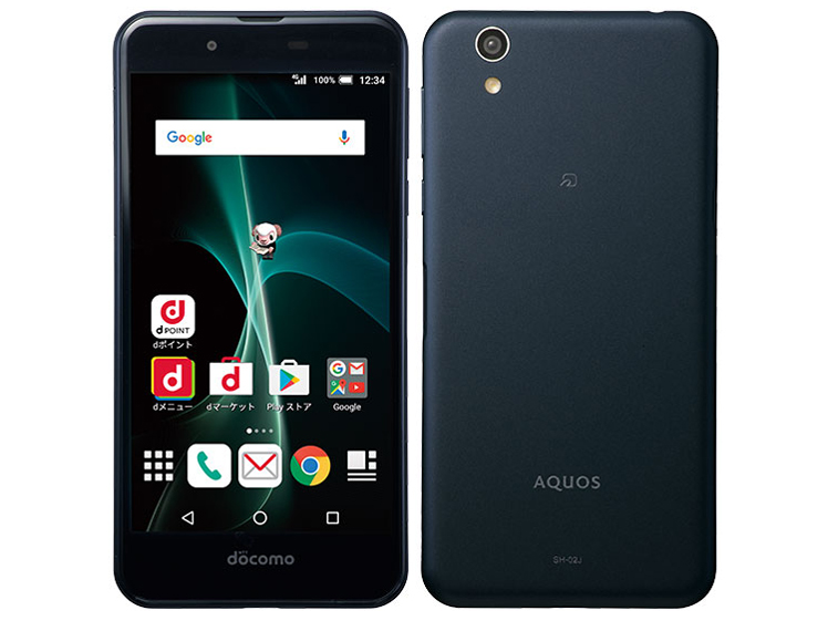AQUOS EVER SH-02J docomo [Navy Black] �̐��i�摜